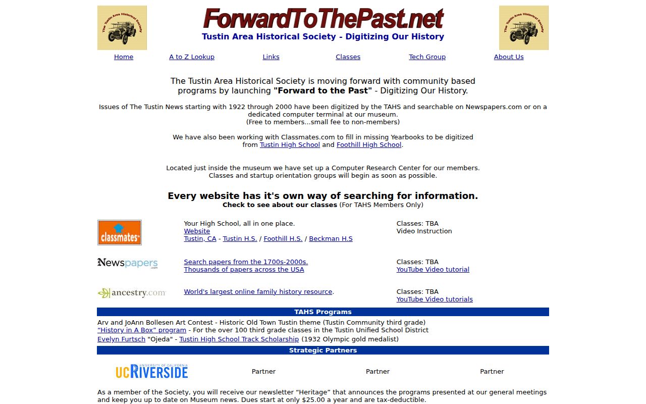 Tustin city directory historical society research holdings